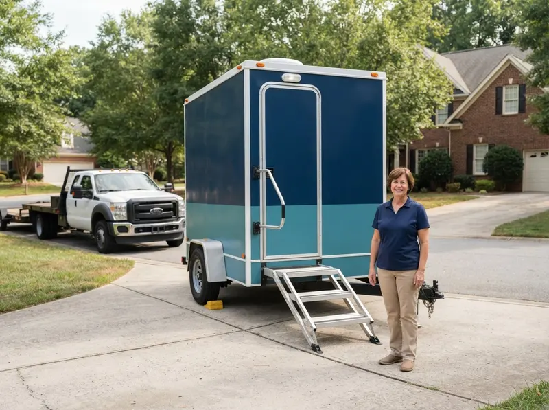 Multi-Stall Restroom Trailer in Charlotte, NC