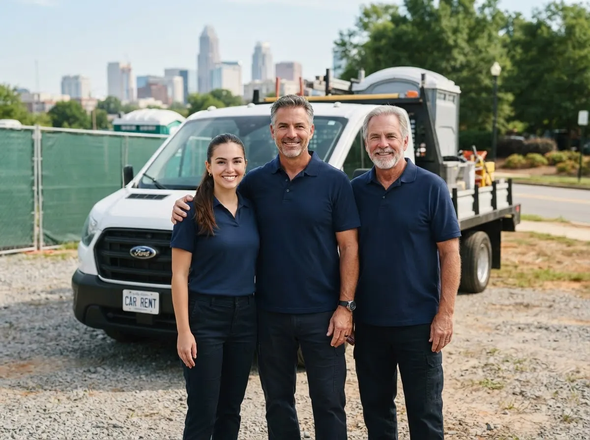 Age Soft Solutions portable toilet rentals team in Charlotte, NC